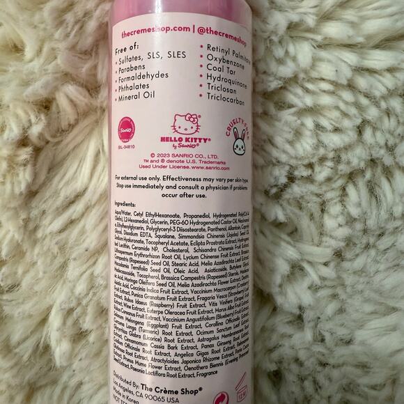 Hello Kitty x The Crème Shop Skincare Bundle – Toner, Mist & Serum (K-Beauty) - Picture 2 of 7